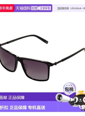 自营 Fila男式57毫米黑色太阳镜-黑色 美国奥莱直发