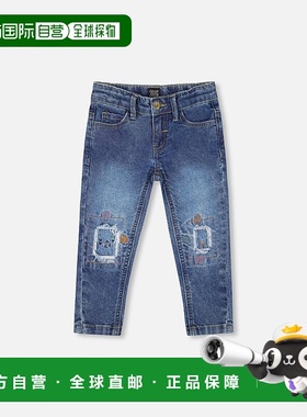 自营deux par deuxJeans Blue Denim with Embroideries - blue d