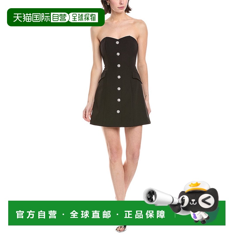 自营 BCBGeneration Strapless Mini Dress - black 美国奥莱直发