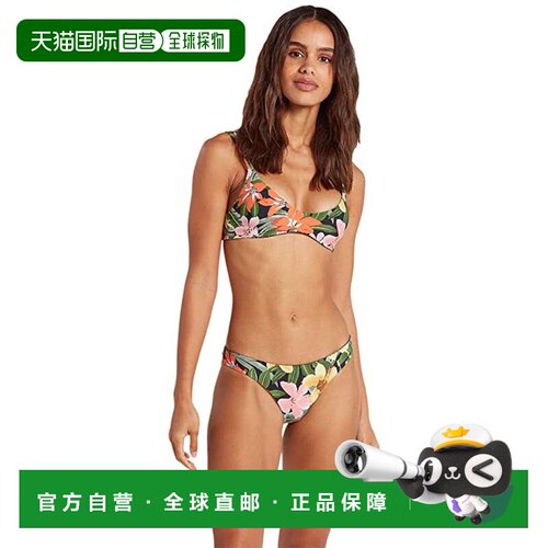 自营Volcom Dot The Island比基尼上衣女士多色热带泳装JDM2395-