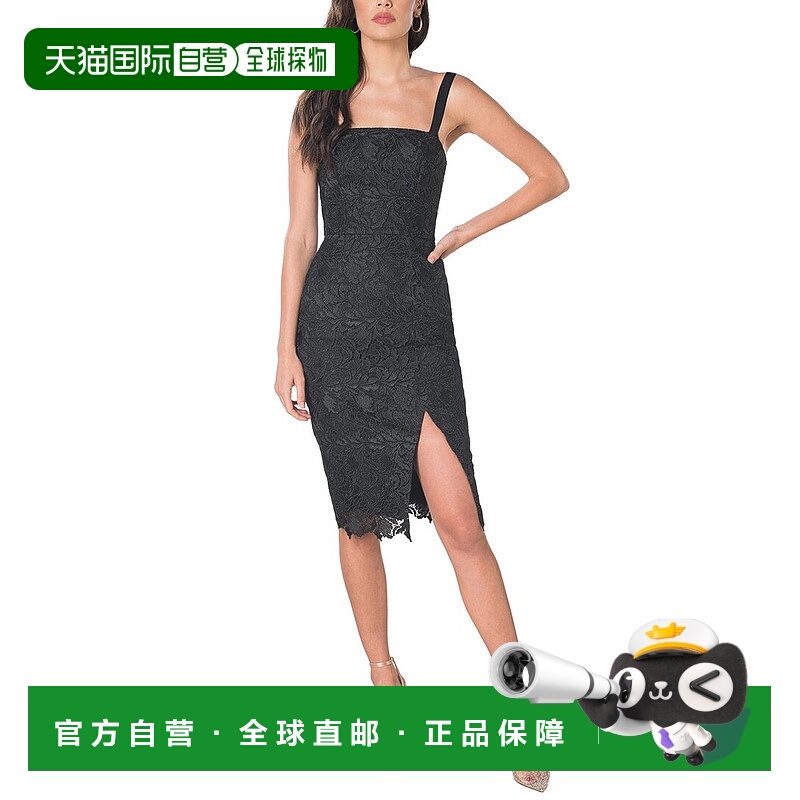 自营Dress The Population Katya Sheath Dress - black 美国奥莱