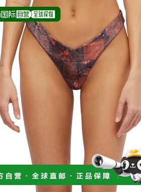 自营 WeWoreWhat Delilah 下装 - 棕色 美国奥莱直发泳裤