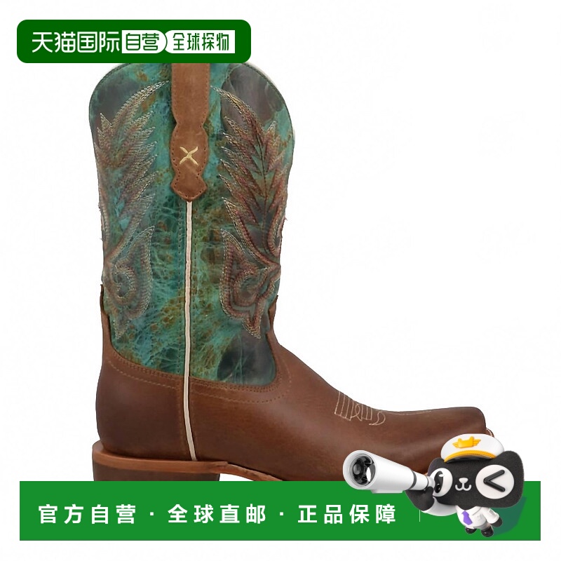 自营twisted xWomen's Rancher Boots In Ginger & Distressed Tu