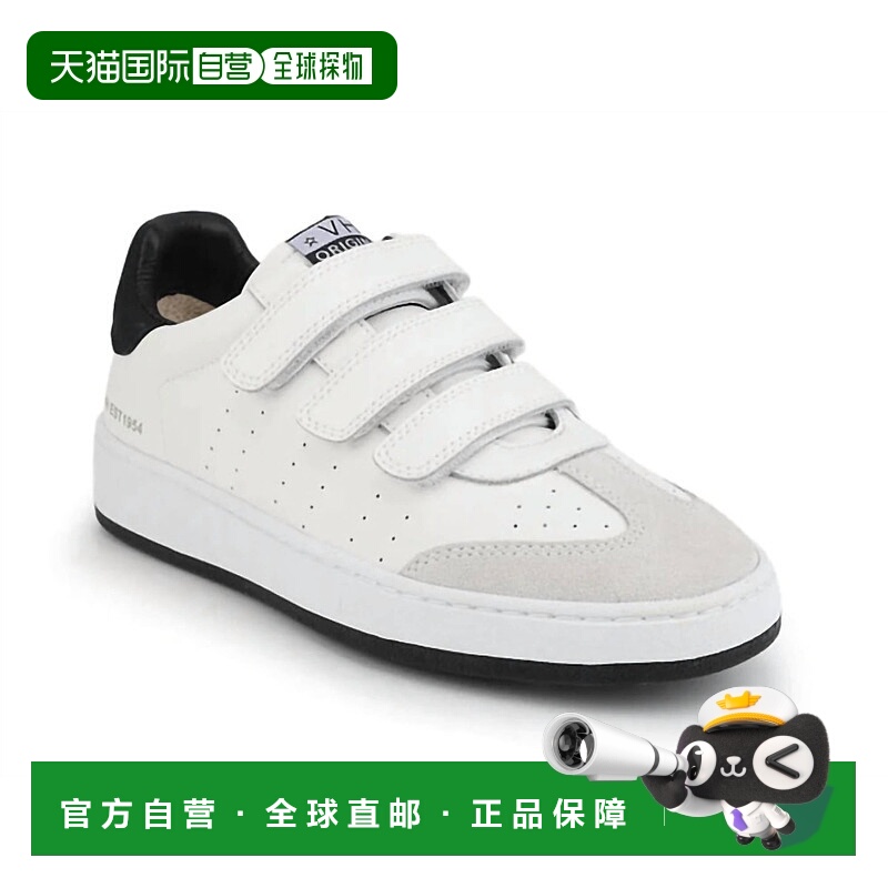 自营vintage havana女式Ease三带运动鞋,白色/黑色-白色/黑色 美