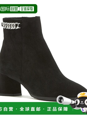 自营 La Canadienne Andrea 绒面革靴子 - 黑色 美国奥莱直发短靴