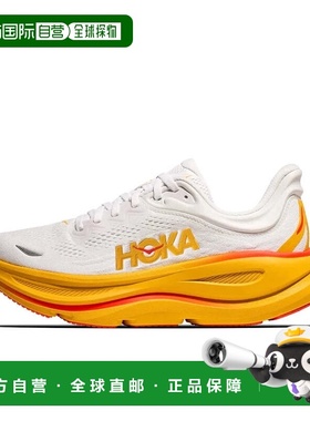 自营Men's Hoka One One Bondi 9 1162011-FNF Sneaker White Yel