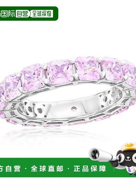 自营Suzy Levian Sterling Silver Cubic Zirconia White Cushion