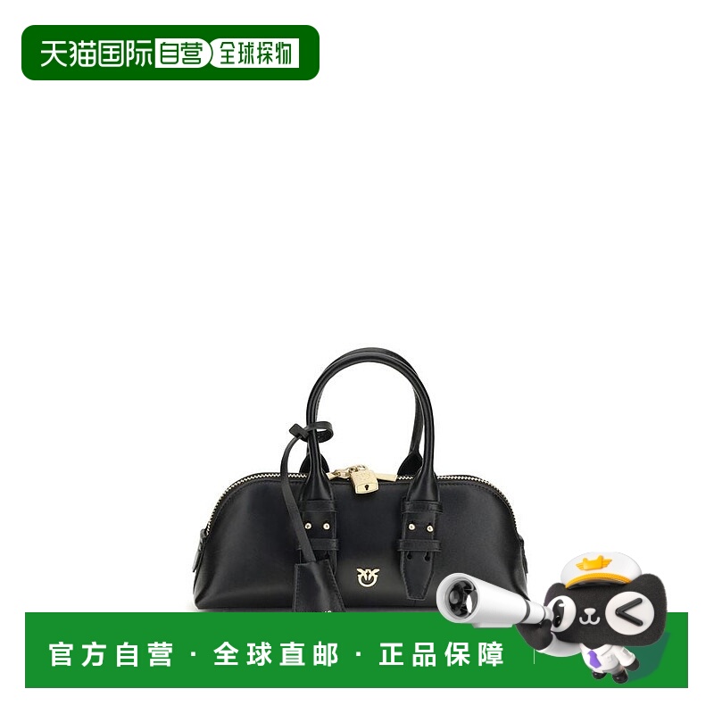 自营PINKO Escape Baguette Women's Handbag - black 美国奥莱直