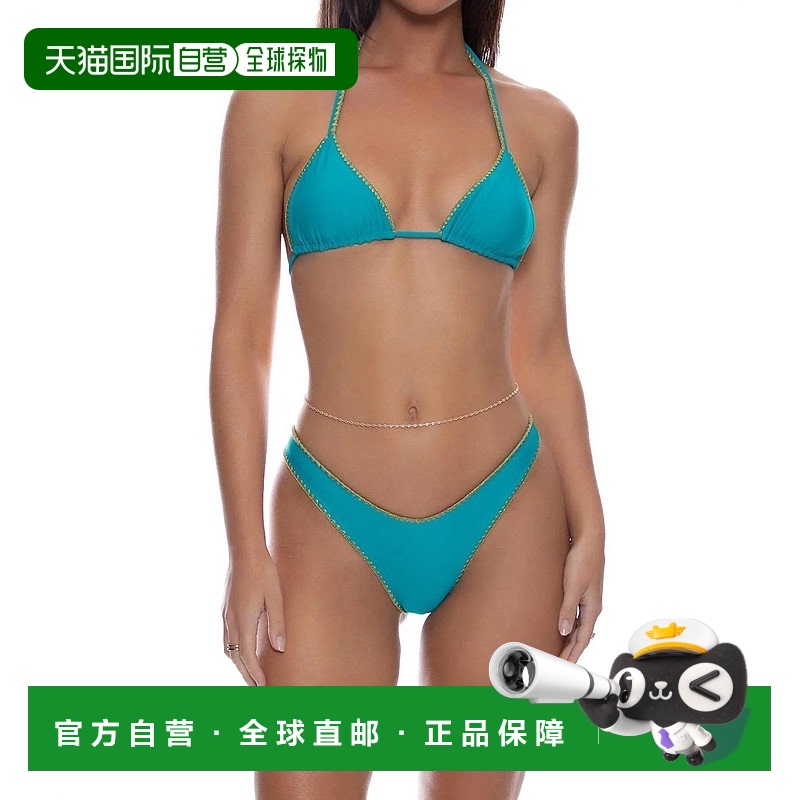 自营 luli fama别致的高腿巴西比基尼底部在Exuma-Exuma 美国奥莱