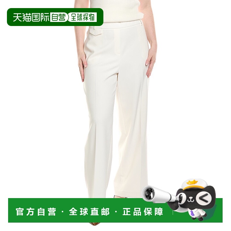 自营 Anne Klein Plus长裤-白色 美国奥莱直发休闲裤阔腿裤