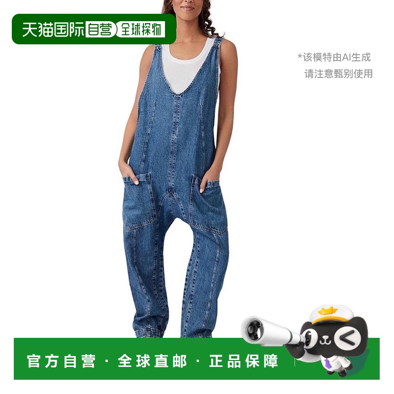 【美国直邮】Free People|High Roller 连体衣连身纯棉连体裤