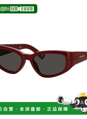 自营Jacquemus Sunglasses Cat Eye Full Rim, Burgundy Frame An