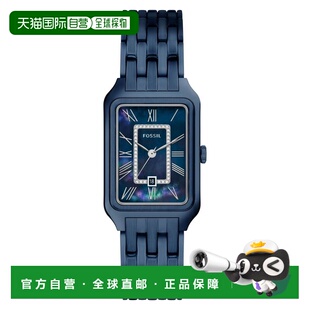自营Fossil Women's Raquel Blue Dial Watch - blue 美国奥莱直