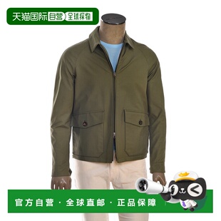 自营 kitonKired Drizza莱卡棉质轻便夹克-绿色，橄榄色 美国奥莱