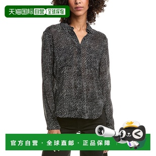 美国奥莱直发 黑色 自营Bella Dahl嘻哈衬衫
