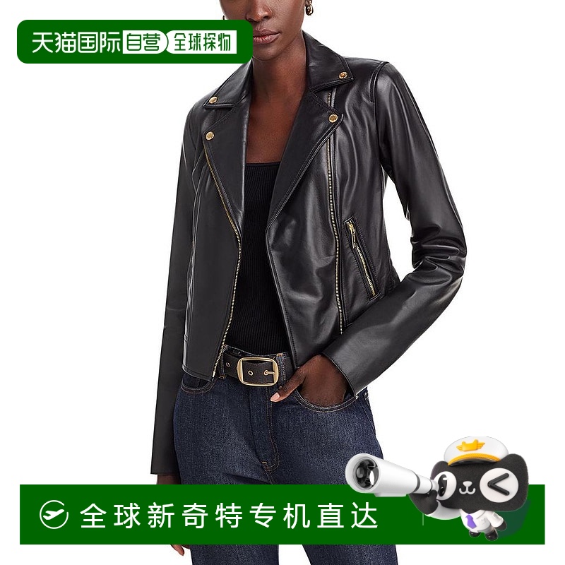 1h可退 【美国直邮】michael kors 女士 皮质外套