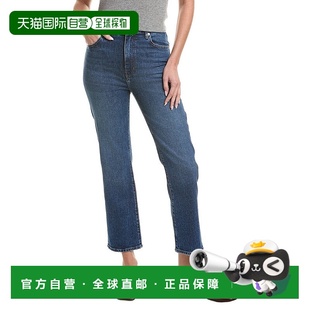 Ruler Rival Crop 自营FRAME blue The Jean 美国奥莱直 Denim