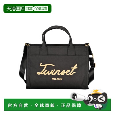 自营twin-setTwinset Cotton Women Women's Tote - black 美国奥