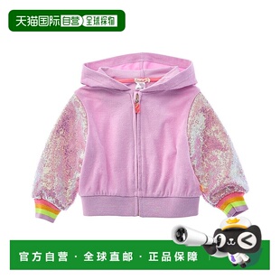 自营Billieblush 亮片连帽衫 - 紫色 新款 美国奥莱直发运动