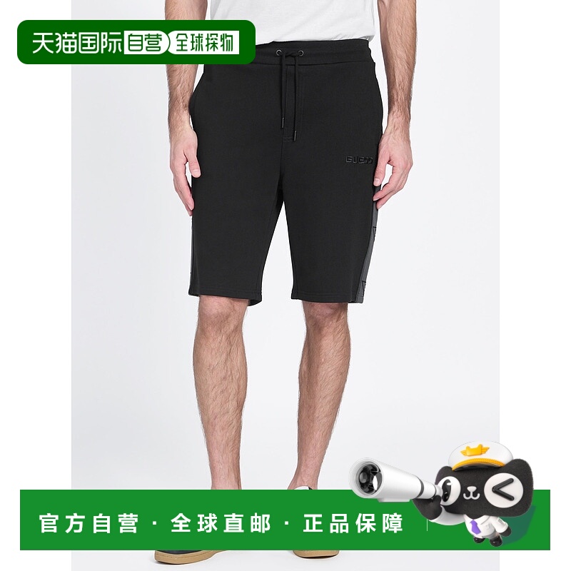 自营guessChase Logo Shorts - black 美国奥莱直发