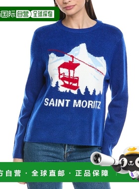 自营Vince Camuto Saint Moritz Motif Sweater - blue 美国奥莱