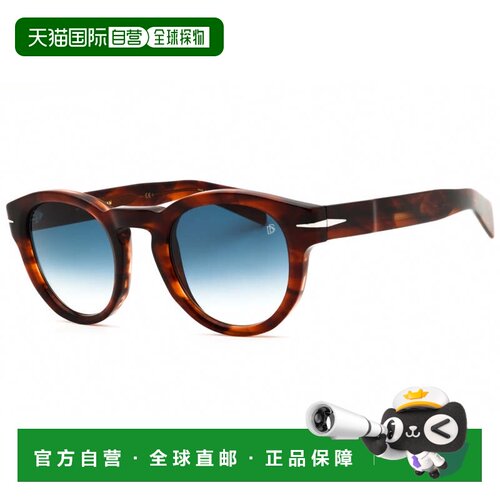 自营david beckhamDB 7041/S 0Z1508 Brown Striped Havana/Dark