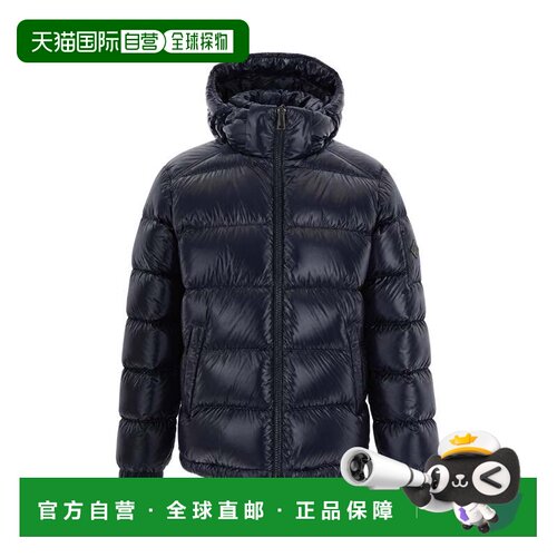 自营herno海军蓝光泽鹅绒河豚夹克-黑色 美国奥莱直发