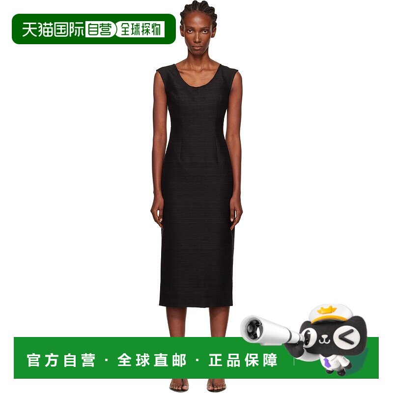 1h可退 香港直邮潮奢 GIA STUDIOS 女士 黑色 Sabrina 连衣裙 250