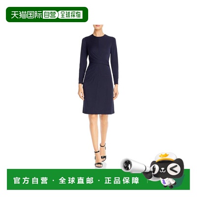 自营elie tahari女士扭纹前厅中长连衣裙 - stargazer 美国奥莱直