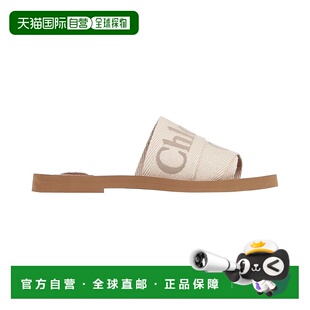 1h可退 香港直邮潮奢 Chloe 蔻依 女士 平底拖鞋 CHC23U188EF凉鞋