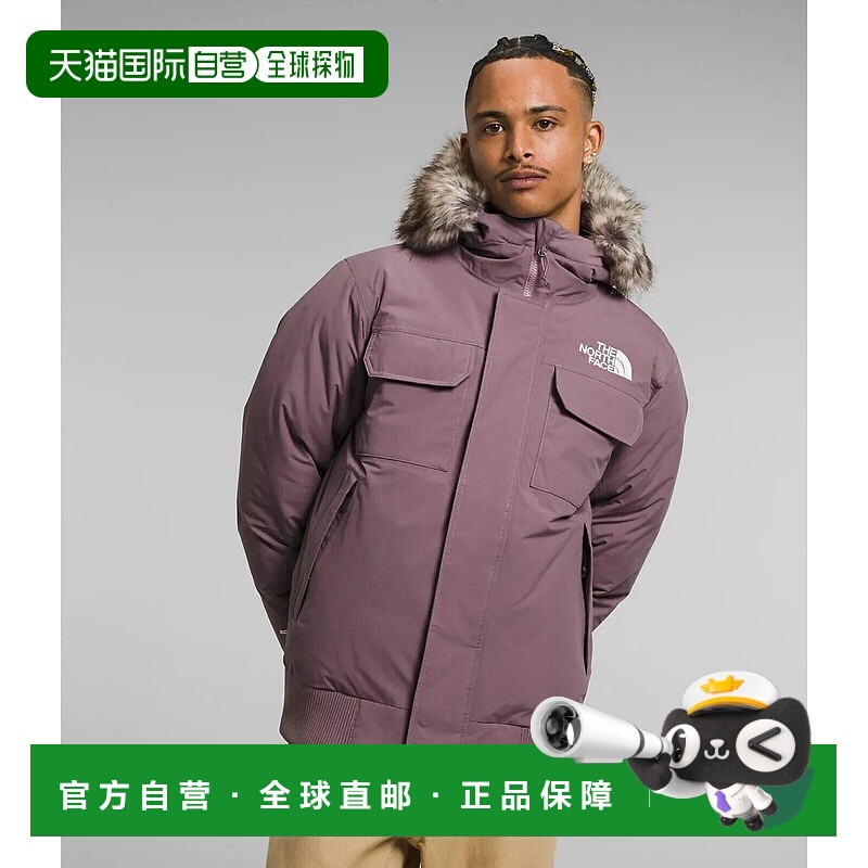 自营 The North Face McMurdo NF0A5GD9I0V轰炸机夹克男式浅灰色A