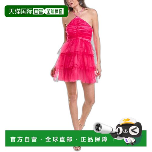 自营 LIKELY Shane 迷你连衣裙 - 粉色 美国奥莱直发服饰吊带性感