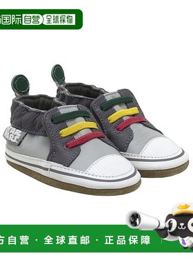 自营 Robeez 星球大战波巴 费特皮革软底 - 灰色 美国奥莱直发