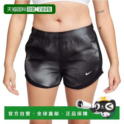 自营Women's Nike Tempo Running Shorts Gray Dri-Fit Elastic W