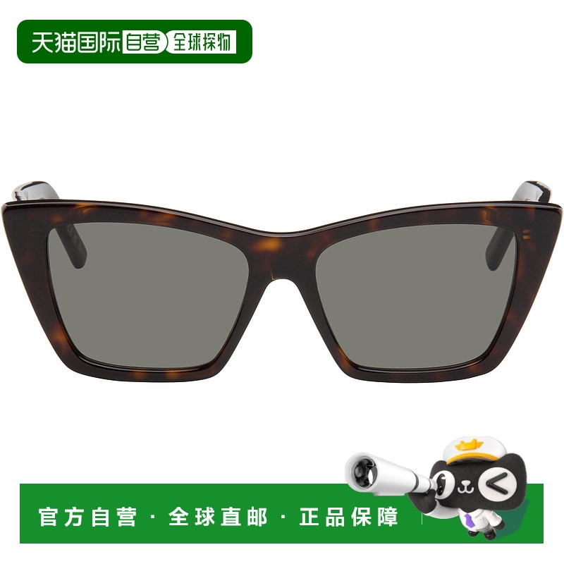 1h可退 香港直邮潮奢 Saint Laurent 圣罗兰 女士 玳瑁色 SL 276