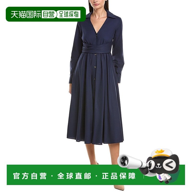 自营Hutch Cora Shirtdress - blue 美国奥莱直发