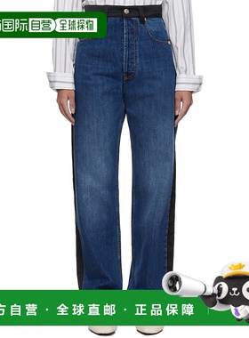 1h可退 香港直邮潮奢 Wales Bonner 男士 蓝色 & 黑色 Echo 牛仔