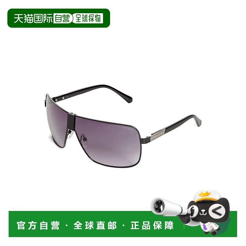 自营guess金属防护罩太阳镜 - 银色 美国奥莱直发