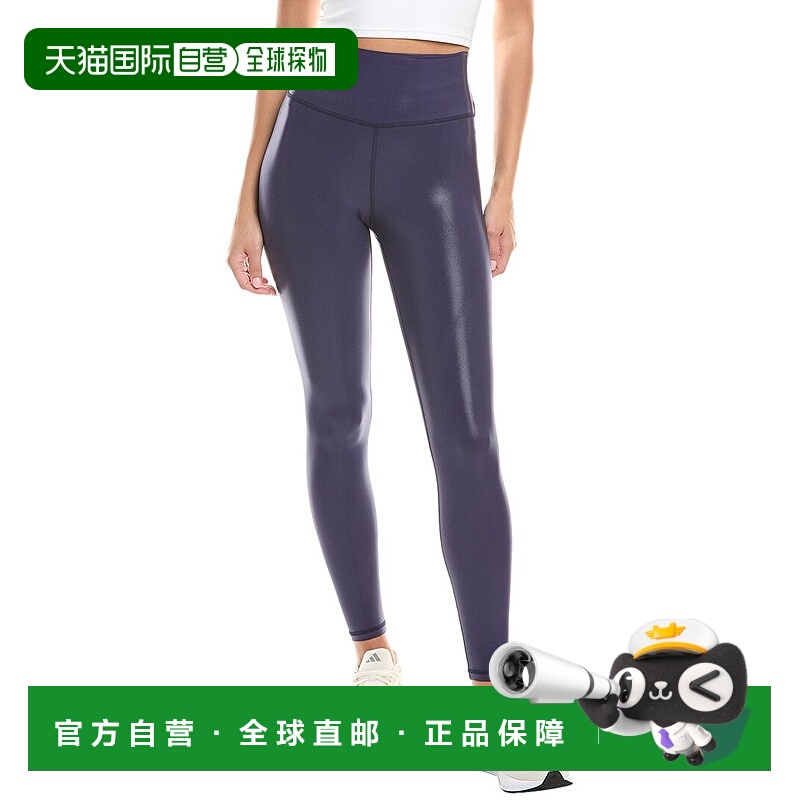 自营spiritual gangster精神黑帮阿达高光泽紧身裤-蓝色 美国奥莱