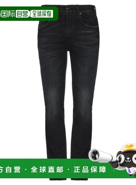 1h可退 【美国直邮】R13男士牛仔裤中腰徽标褪色水洗休闲时尚易搭