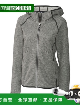 自营 cutter & buckCutter&Buck Mainsail毛衣针织连帽衫女式全拉