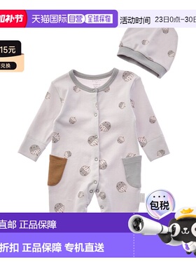 自营andy wawaAndywawa Cozy Crumbs Romper Set - grey 美国奥莱