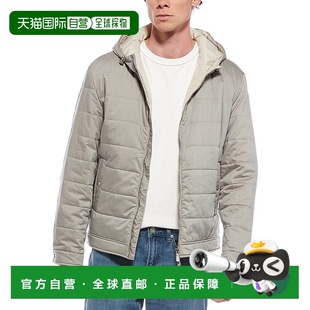 Hooded gray Silk Jacket 美国奥莱直发 Blend 自营Eleventy