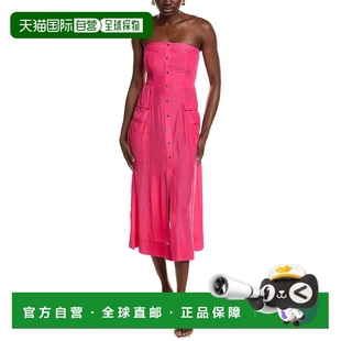 Ramy 粉红色 Brook Midi连衣裙 美国奥莱直发 Blair 自营