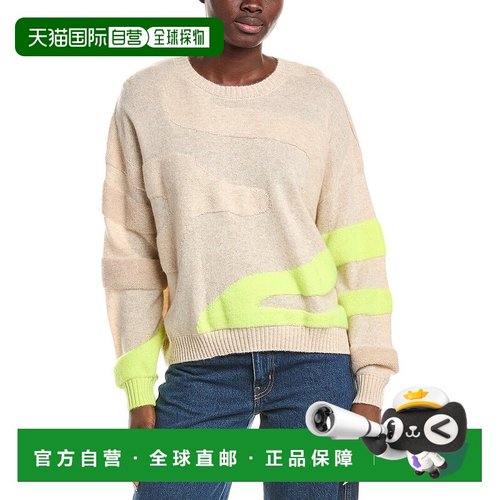 自营 brodie cashmereBrodie奢华Jamie男友羊绒毛衣-白色 美国奥