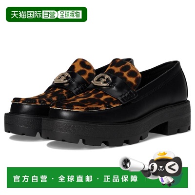 1h可退 【美国直邮】guess 女士 时尚休闲鞋新款皮鞋乐福鞋一脚蹬