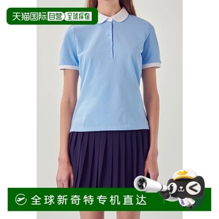 english Polo 自营 factory蓝色纯色运动针织 美国奥莱 衫 蓝色