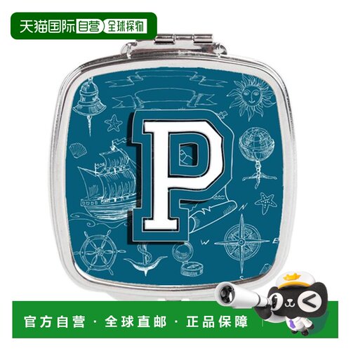 自营Carolines Treasures CJ2014-PSCM 字母 P 海涂鸦首字母正品