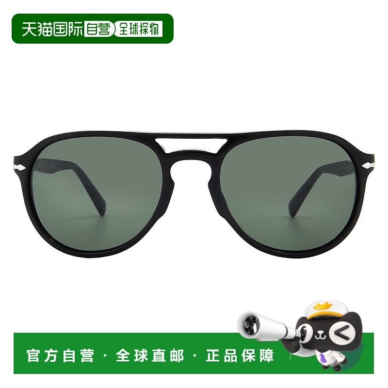 自营Persol Green Pilot Unisex Sunglasses PO3235S 95/31 55 -