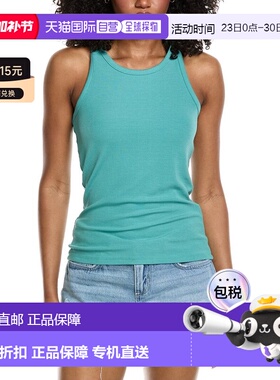 自营L'AGENCE Nia Racerback Tank Top - Blue 背心美国直发奥莱